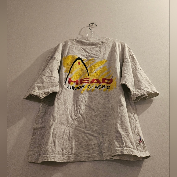 Vintage 1980's HEAD Junior Classic Graphic T-shirt | Size XL - Picture 3 of 8